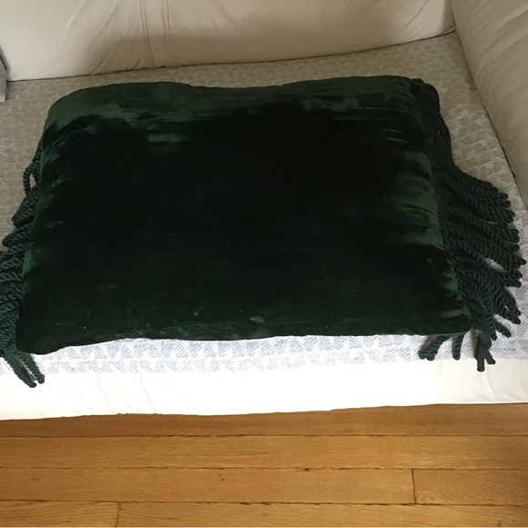 Pillow Emerald Velvet silky , cushion cover - Picture 3 of 9